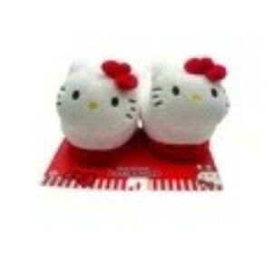 Hello Kitty Women's Plush Head Slippers  -  Size M/L   NWT